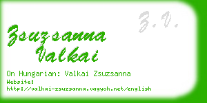 zsuzsanna valkai business card